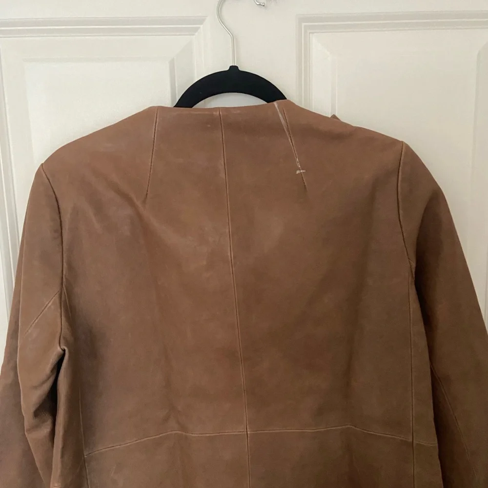 Kate Spade Dorothy Tan Blazer with Bow Accent